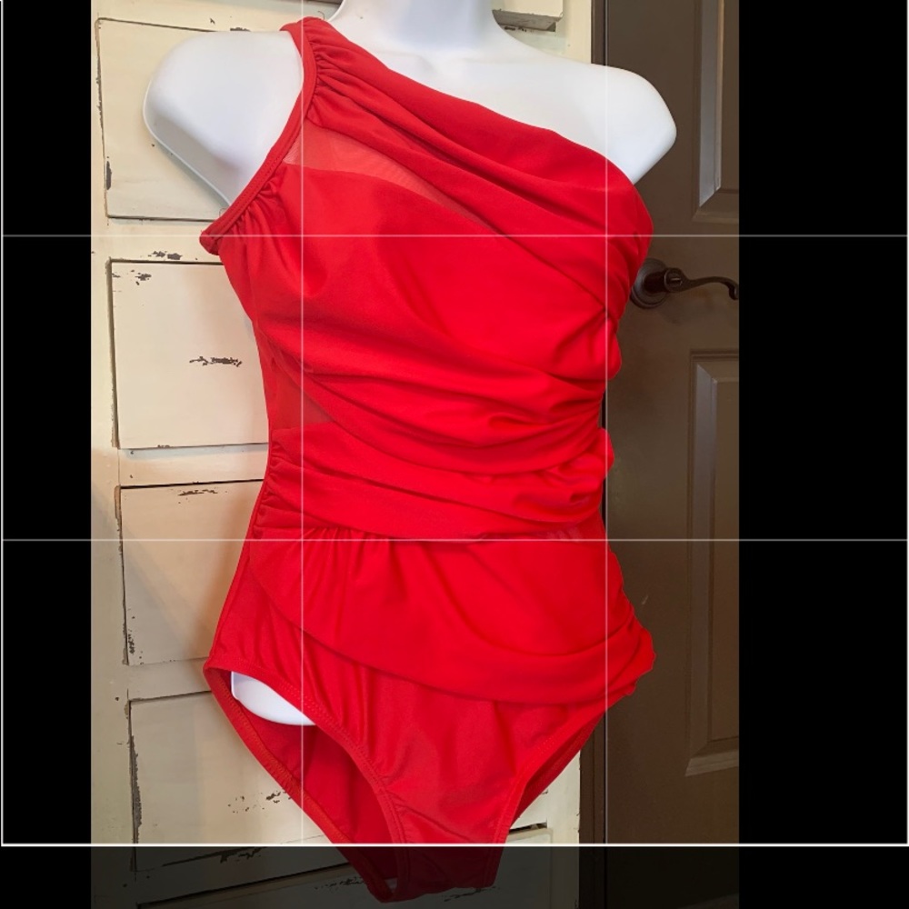 Elegant Red Swimsuit